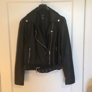 Forever21 “pleather” biker jacket